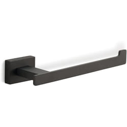 Gedy - Portarotolo da muro in acciaio inox e Cromall 4424 serie atena Nero Opaco