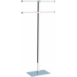 Gedy - Piantana portasciugamani acciaio inox e resine termoplastiche serie Rainbow RA31 Celeste