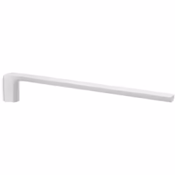 Portasalviette a 1 braccio PIRENEI Portasalviette fisso a 1 braccio da muro in ottone e Cromall PI22 Gedy serie PIRENEI Bianc ...