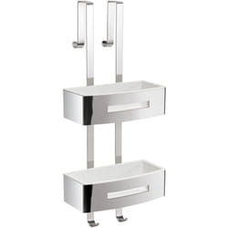 Gedy - Poseidon porta oggetti doccia appendibile a 2 ripiani bianco codice prod: 000077192300000