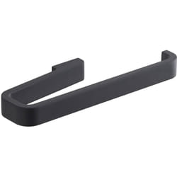 Gedy - Portasalviette ad anello da muro in ottone e Cromall A870 serie samoa Nero Matt