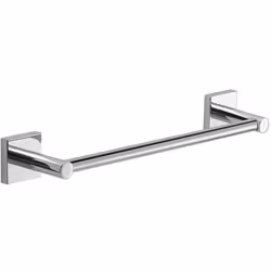 GEDY Manila Porta asciugamani CM.30, Colore Cromo, Componenti realizzati in acciaio inox 304, Cromall e vetro satinato, Garan ...