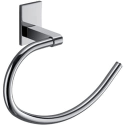 Gedy - G-Singapore, Asciugamani ad Anello, Colore Cromo, Porta salviette in Acciaio Inox e Cromall, 10 Anni di Garanzia, Design r&s, Misure 16,3 x