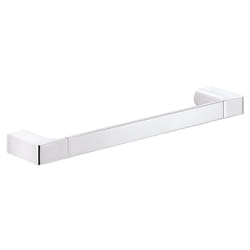 Gedy - Portasalviette Pirenei a muro cm. 35 in ottone bianco finiture