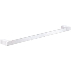 Gedy - Portasalviette Pirenei a muro cm. 60 in ottone bianco finiture