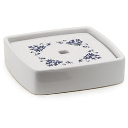 Gedy - Portasapone Da appoggio Cixi Bianco - Blu