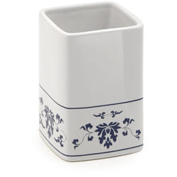 Gedy - Portaspazzolini Da appoggio Cixi Bianco - Blu