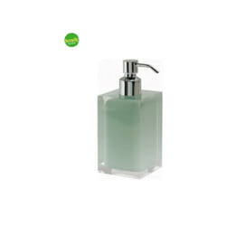 Dosasapone da appoggio Gedy rainbow verde menta