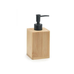 Dosa sapone da appoggio in bambu modello bonnie dim. cm (lxpxh): 7,4x7,4x16,8 - legno naturale GEDY