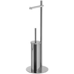 Gedy - Sapho Accessori bagno Portarotolo e scopino wc, cromo 143213