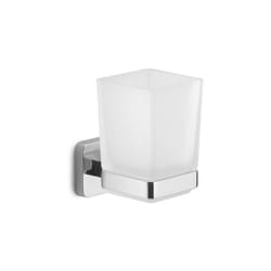 Porta spazzolini da parete in acciaio inox cromato modello tonga dim. cm (lxpxh): 6,4x9,7x10,5 - cromato GEDY