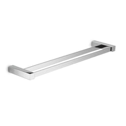 Gedy - Portasalviette doppio da muro in acciaio inox, alluminio e Cromall SG22 serie spluga Cromato