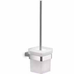 Scopino wc da muro MAUI Scopino wc con ciuffo in setole da muro in acciaio inox AISI 304 e Cromall A533-03 Gedy serie MAUI Sa ...
