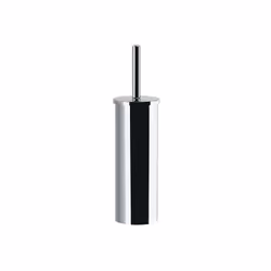 Realizzato in acciaio inox. forma tonda con ciuffo in setole nero e tazza interna estraibile idonea ad una facile pulizia. as ...