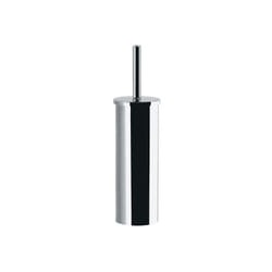 Gedy - Porta scopino wc da appoggio in acciaio inox cromato modello tonga dim. cm (lxpxh): 9x9x37,7 - cromato