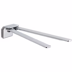 Portasalviette a snodo da muro IL GIGLIO Portasalviette ad snodo da muro in ottone, acciaio inox AISI 304 e Cromall A923 Gedy ...