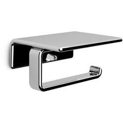 Gedy - Portarotolo coperto da muro in ottone, acciaio inox aisi 304 e Cromall A925 serie il giglio Cromato