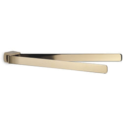 Gedy - Portasalviette a snodo da muro in ottone e Cromall PI23 serie pirenei Oro