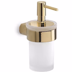 Dosasapone da muro PIRENEI Dosasapone con erogatore in plastica da muro in ottone e Cromall PI81 Gedy serie PIRENEI Oro Per a ...