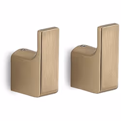 2 appendiabiti da muro PIRENEI 2 Appendiabiti da muro in ottone e Cromall PI27 Gedy serie PIRENEI Oro Matt Per arredare un ba ...