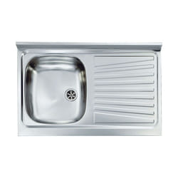 Lavello Inox x Mobile 1 Vasca 80X50 Dx - CM