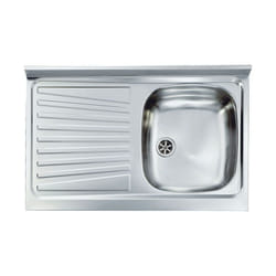 Lavello Inox x Mobile 1 Vasca 80X50 Sx - CM