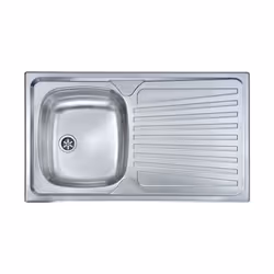 Codice: DF-5224220086 Marca: CM. Cm Lavello Inox 1 Vasca 86X50 Incasso Dx