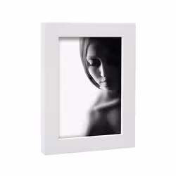 Mascagni M882, Cornice per foto singola, Legno, Bianco, 130 mm, 180 mm
