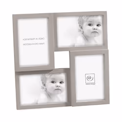 Mascagni A141, Cornice per foto multipla, Legno, Grigio talpa, 10 x 15 cm, 10 x 15 cm, 285 mm