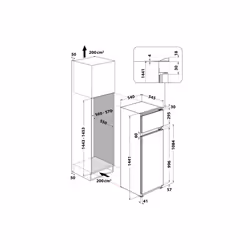 Whirlpool Frigorifero doppia porta da incasso - ART 3801 - Vista aggiuntiva 4