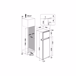 Whirlpool Frigorifero doppia porta da incasso - ART 3672 - Vista aggiuntiva 5