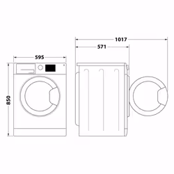 Whirlpool Lavatrice a libera installazione - FFB 7469 SV IT - Vista aggiuntiva 7