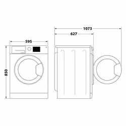 Whirlpool Lavatrice a libera installazione - FFB 9269 SV IT - Vista aggiuntiva 7