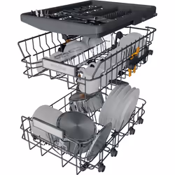 Whirlpool Lavastoviglie a libera installazione - WH6FB10BS7A0X - Vista aggiuntiva 7