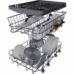 Whirlpool Lavastoviglie a libera installazione - WH4FD11CS7A0X - Vista aggiuntiva 7