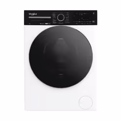 Whirlpool WPM 07W ADS IT lavatrice Caricamento frontale 10 kg 1400 Giri/min Nero, Bianco