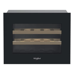 Whirlpool WHW45S2B Da incasso Nero 19 bottiglia/bottiglie