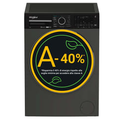 Whirlpool WPM 210G ADS IT lavatrice Caricamento frontale 12 kg 1300 Giri/min Grigio