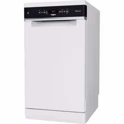 Whirlpool WSFO 3T223 P, Libera installazione, Compatta (45 cm), Bianco, Nero, Pulsanti, 1,3 m