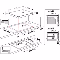 Whirlpool WL S7960 NE Nero Da incasso 60 cm Piano cottura a induzione 4 Fornello(i) - Vista aggiuntiva 7
