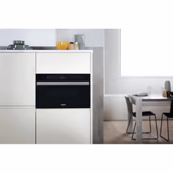 Whirlpool W6 MD440 NB Nero, Acciaio inox Microonde con grill Da incasso 31 L 1000 W