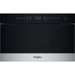 Whirlpool WMN574BX Nero, Acciaio inox Microonde con grill Da incasso 22 L 750 W