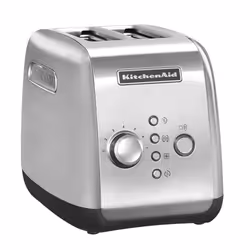 KitchenAid 5KMT221ESX, 2 fetta/e, Acciaio inox, Metallo, Pulsanti, Manopola, 1100 W, 220-240 V