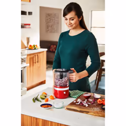 KitchenAid 5KFCB519EER tritaverdure elettrico 1,19 L 24 W Rosso - Vista aggiuntiva 7