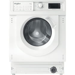 Whirlpool BI WDWG 751482 EU N lavasciuga Da incasso Caricamento frontale Bianco E