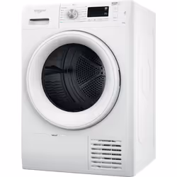 Whirlpool FFT CM11 8XB FR, Libera installazione, Caricamento frontale, Condensa, Bianco, Pulsanti, Manopola, Destra