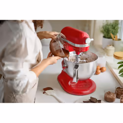 KitchenAid 5KSM60SPXEER Planetaria con sollevamento ciotola 325 W Rosso - Vista aggiuntiva 7