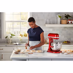 KitchenAid 5KSM70SHXECA Sbattitore con base 325 W Rosso - Vista aggiuntiva 5