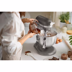 KitchenAid 5KSM60SPXECU Planetaria con sollevamento ciotola 325 W Argento - Vista aggiuntiva 6