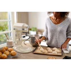 KitchenAid 5KSM60SPXEAC Planetaria con sollevamento ciotola 325 W Crema - Vista aggiuntiva 6